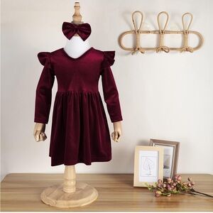 12-18m Velvet Holiday Dress
